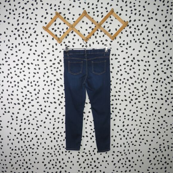 Wonder Nation Dark Wash Denim Pull On Girls Jeggings - Picture 3 of 7
